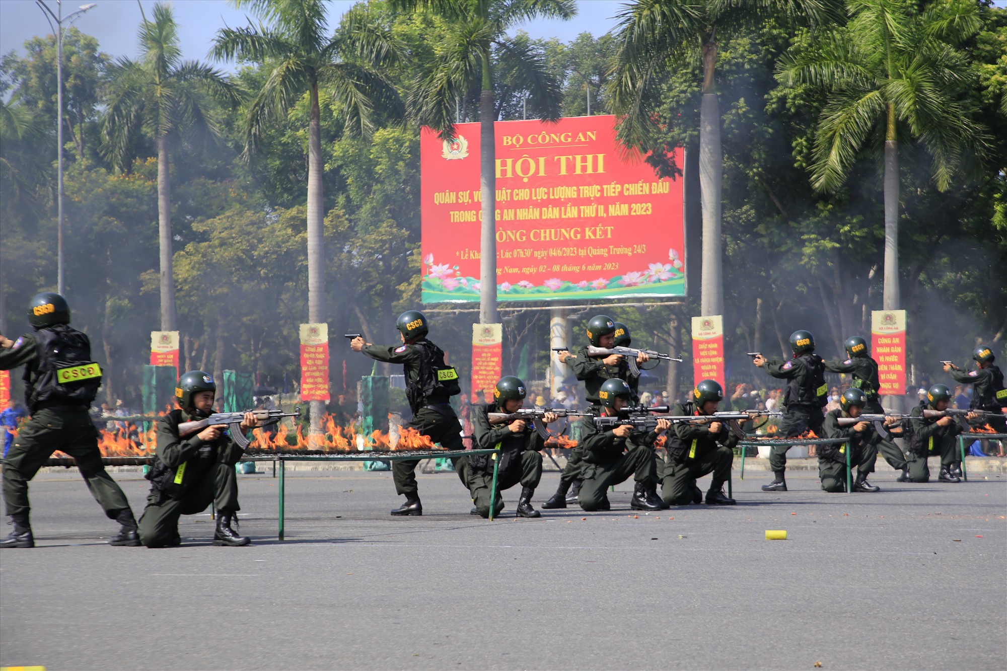 Màn bắn súng chiếm lĩnh mục tiêu. Ảnh: T.C