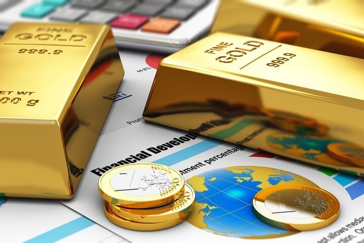 金価格は今日も上昇を続けています。（写真：gainesvillecoins）。