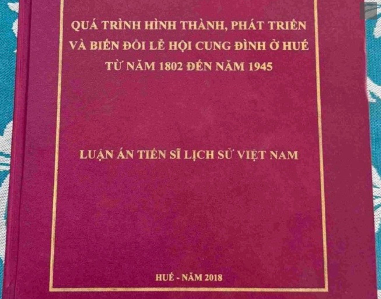 Đại học Huế giải thích kết luận luận án tiến sĩ đạo văn 12 trang - Ảnh 1.