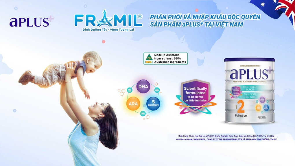 aPLUS+: Dinh dưỡng từ Úc cho con phát triển toàn diện - 1