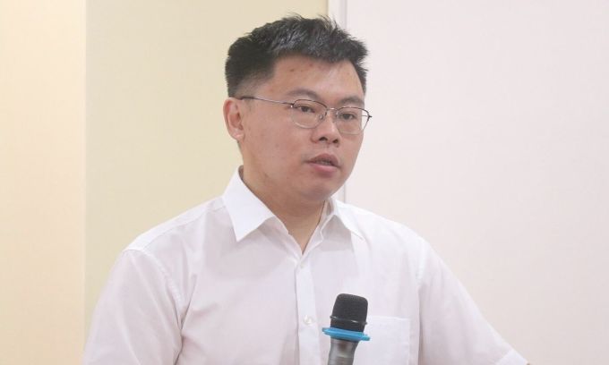 Le Dr Truong Minh Huy Vu a pris la parole lors de la conférence du 24 novembre. Photo : An Phuong