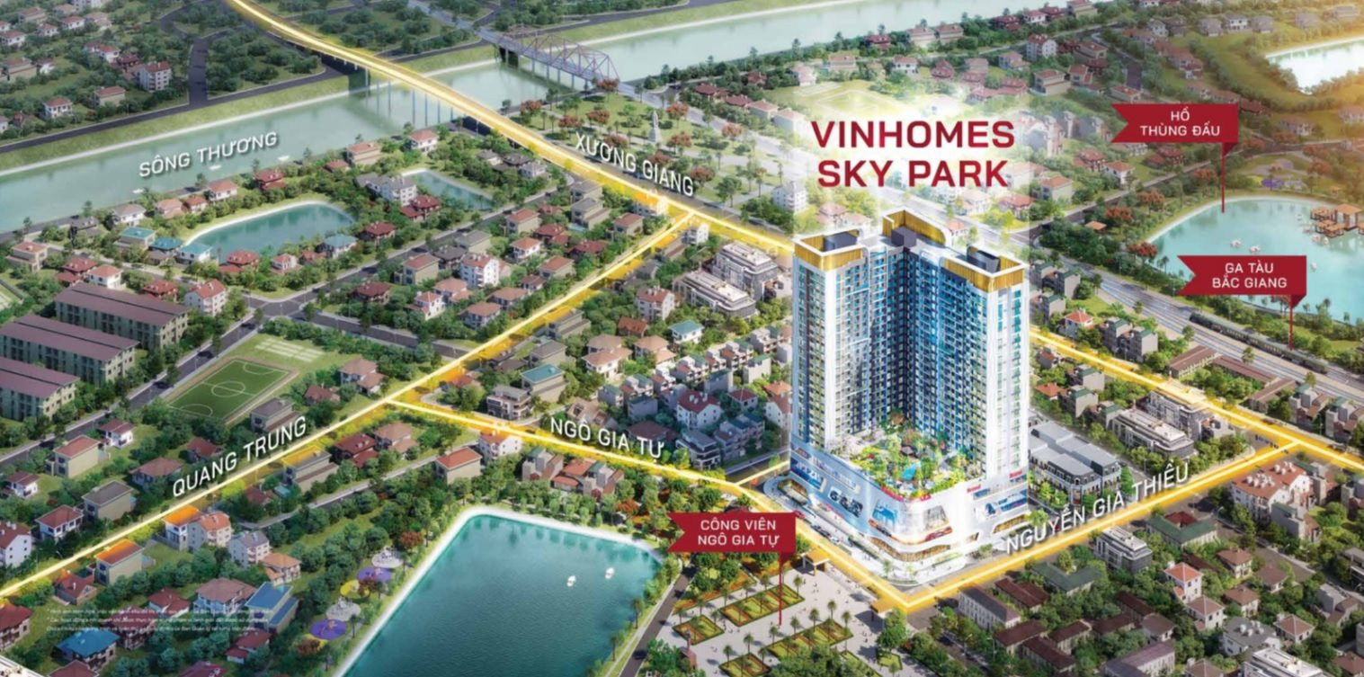 Vinhomes Sky Park atrae a los clientes con sus instalaciones de vivienda de alta categoría.