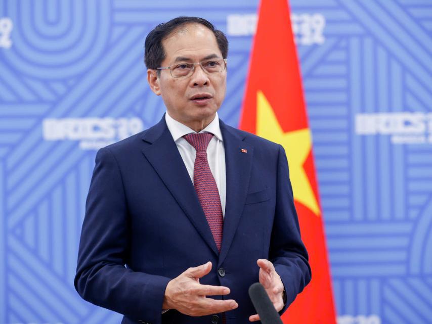 Deputy Prime Minister and Minister of Foreign Affairs Bui Thanh Son. Photo: BNG