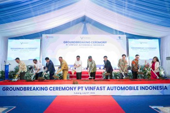 VinFast chính thức động thổ nhà máy lắp ráp xe điện tại Indonesia