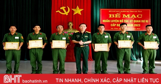 Hoàn thành huấn luyện bổ túc sĩ quan dự bị cấp đại đội thuộc 3 tỉnh