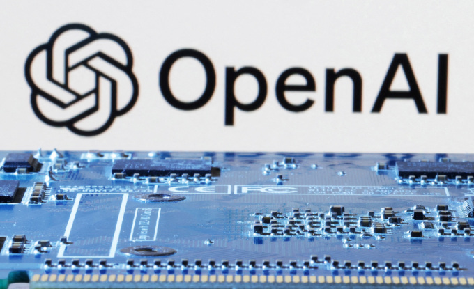Đồ họa logo OpenAI. Ảnh: Reuters