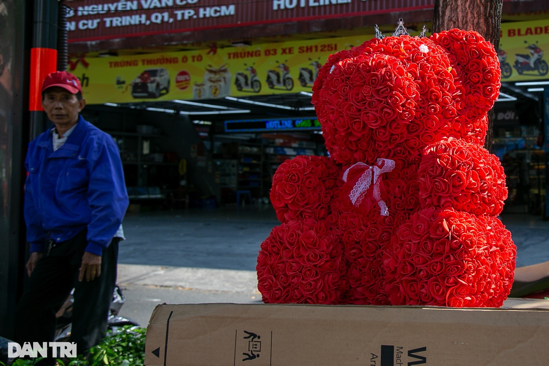 Crowding at the largest flower market in Ho Chi Minh City on March 8th photo 11