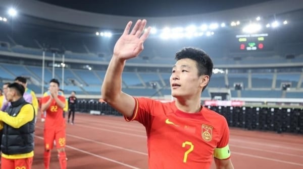 Scoring for the Chinese national team, striker Wu Lei sets an impressive record