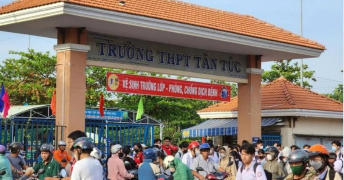 Không có camera quay lén trong nhà vệ sinh Trường THPT Tân Túc