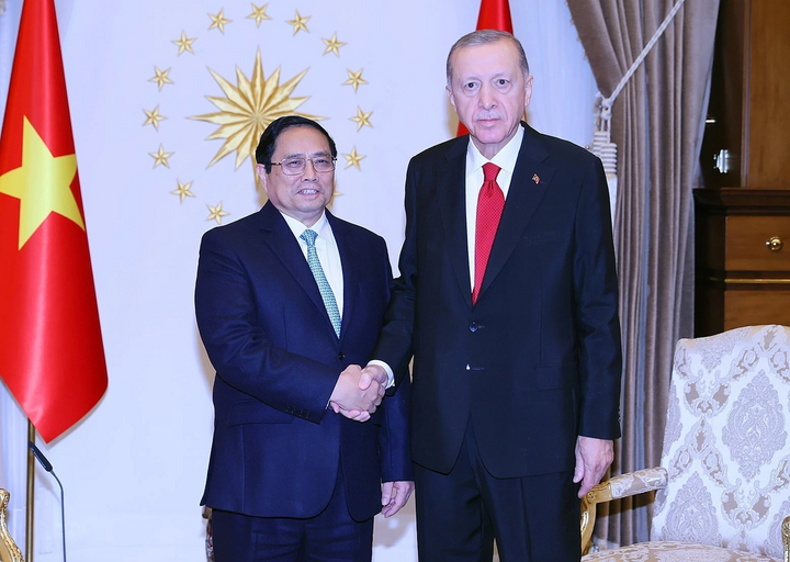 Prime Minister Pham Minh Chinh met with Turkish President Recep Tayyip Erdogan.