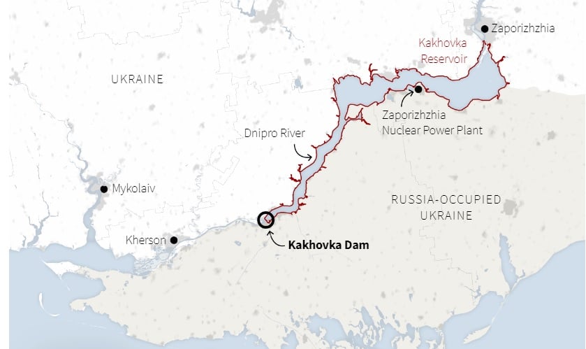 L'approvisionnement en eau de la Crimée provoque le chaos et un risque nucléaire en Ukraine (image 4)