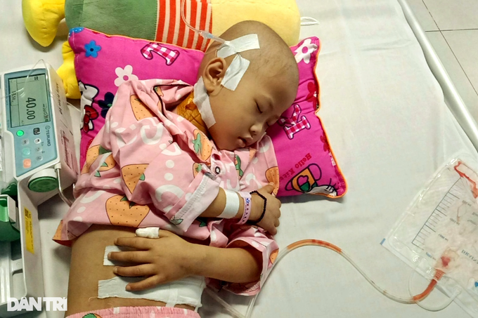Những câu hỏi nghẹn lòng người mẹ của bé gái 7 tuổi mắc ung thư - 2