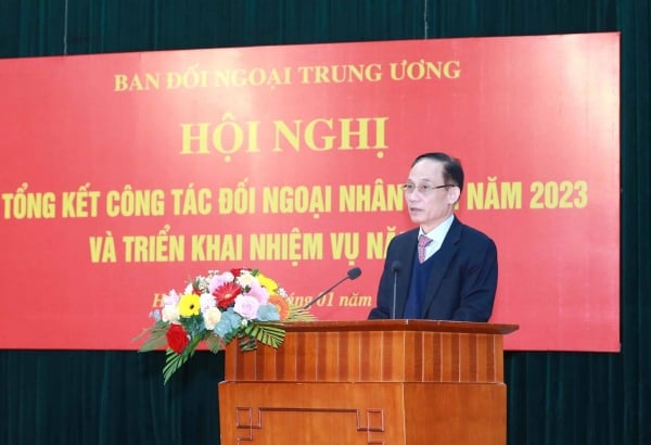 Ban Đối ngoại Trung ương tổ chức Hội nghị tổng kết công tác đối ngoại nhân dân năm 2023, triển khai nhiệm vụ năm 2024