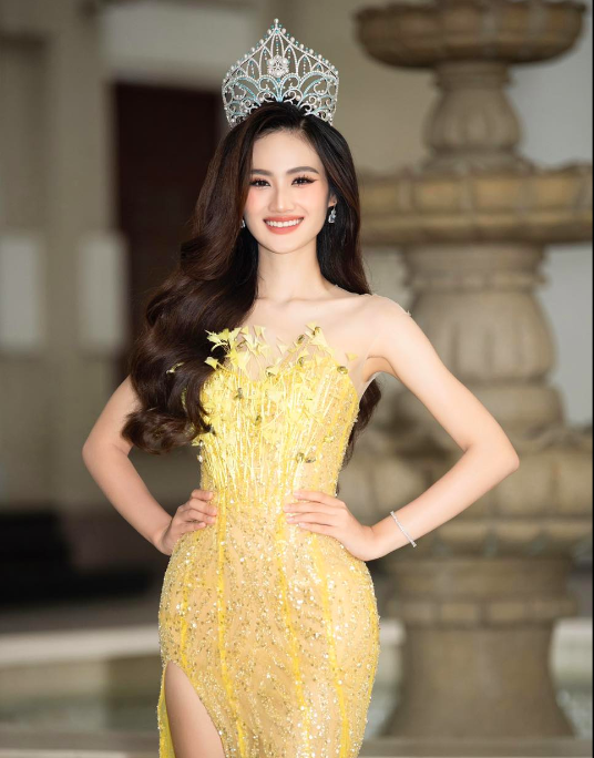 Hoa hậu Ý Nhi thi Miss World 2025, bạn trai phản ứng gây ngỡ ngàng- Ảnh 1.