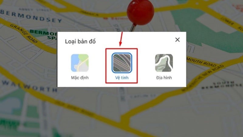 Xem Google Maps vệ tinh siêu đơn giản trên điện thoại và máy tính