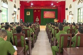 Ouverture d'un cours de formation pour améliorer les compétences des forces de police criminelle