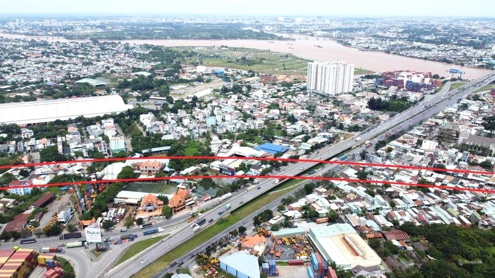 Vista aérea de la intersección de 1.800 mil millones de VND que conecta Binh Duong, Ciudad Ho Chi Minh y Dong Nai. Foto 3