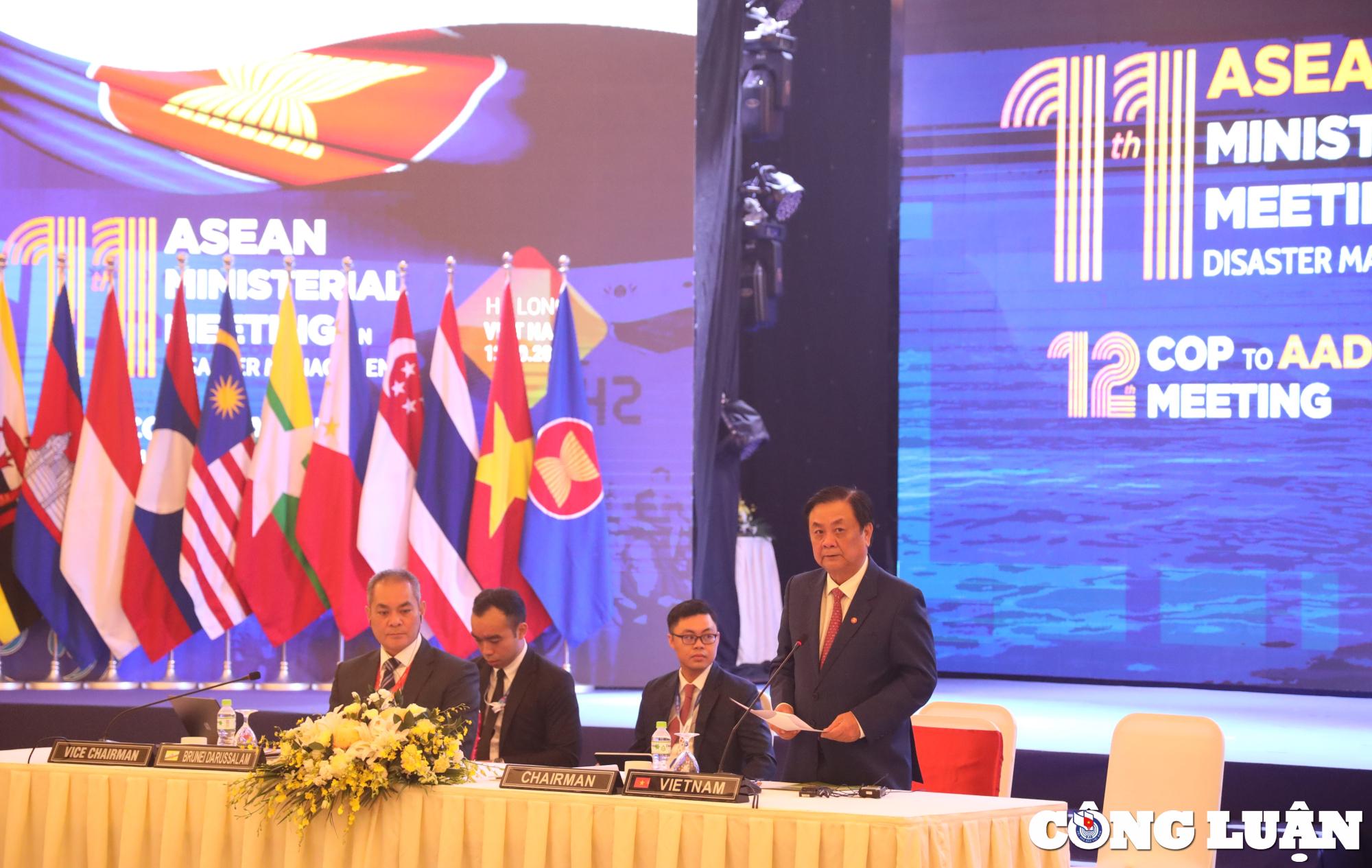 hoi nghi bo truong asean ve quan ly thien tai thong qua tuyen bo ha long ve quan ly thien tai asean hinh 2