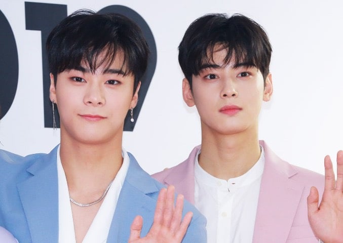 Cha Eun Woo und Moonbin standen sich nahe, als sie beide Mitglieder von Astro waren. Foto: Naver