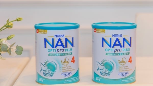 Nestlé Vietnam führt NAN Optipro Plus 4 Kühlmilch ein, gut für die Verdauung von Kindern