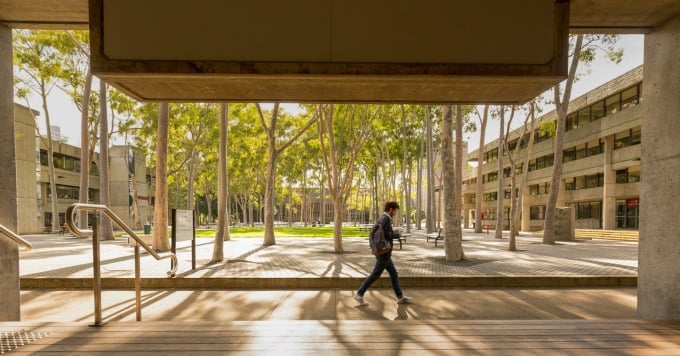 A corner of Macquarie University campus, Australia. Photo: Macquarie University Fanpage