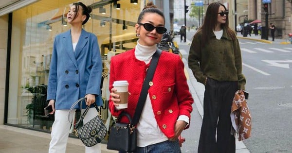 10 stylish cold-weather outfits that women over 40 should learn from Pham Thanh Hang