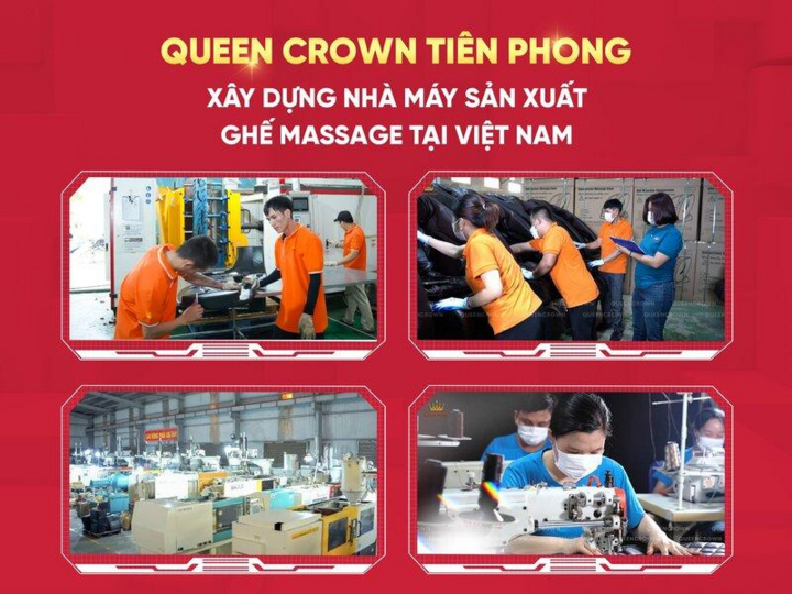 Queen Crown pioneered in building a factory in Vietnam.