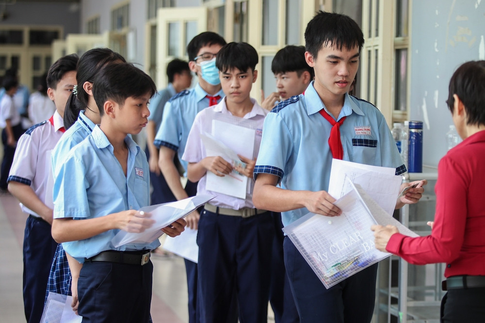 Die Noten der 10. Klasse in Ho-Chi-Minh-Stadt sind stark gesunken, möglicherweise um bis zu 3 Punkte.