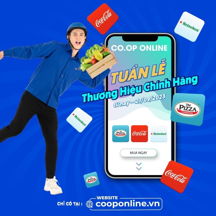 Co.opOnline tổ chức nhiều chương trình ưu đãi khách hàng.