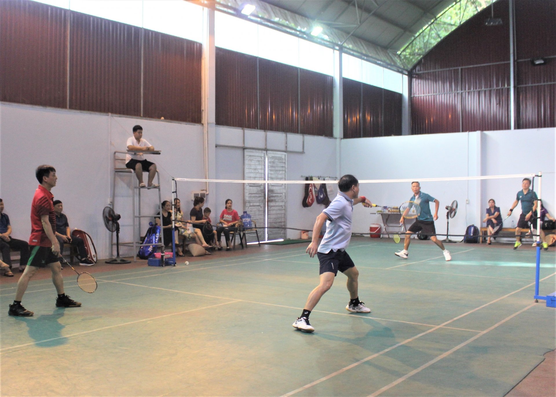 Teams participating in Badminton competition