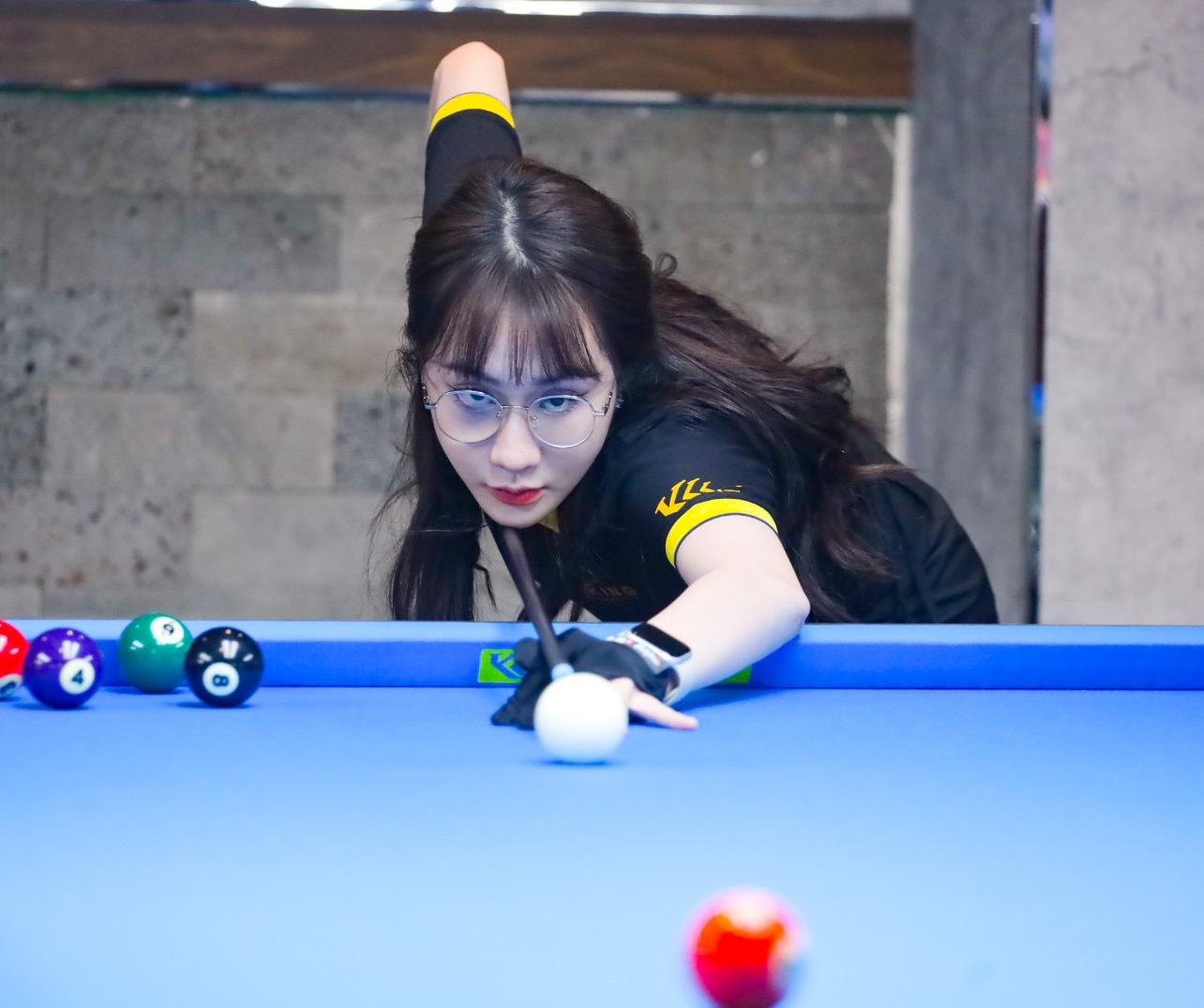 Lần đầu tìm kiếm hoa khôi tại giải billiards pool TP.HCM mở rộng 2023 - Ảnh 3.