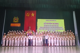 Tuyên dương 75 điển hình tiên tiến trong phong trào học tập, thực hiện Sáu điều Bác Hồ dạy Công an nhân dân