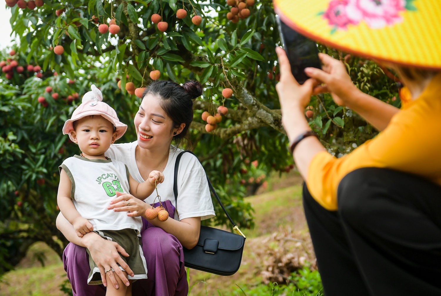 กิจกรรม - ประชาชนจำนวนมากให้ความสนใจเข้าร่วมโครงการท่องเที่ยวฤดูลิ้นจี่จังหวัดลุกงันอย่างกระตือรือร้น (ภาพที่ 9)