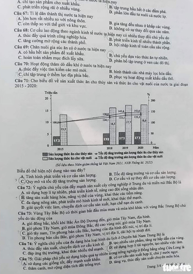 Abitur 2023, Fach Geographie, Prüfungscode 324, Bild 3