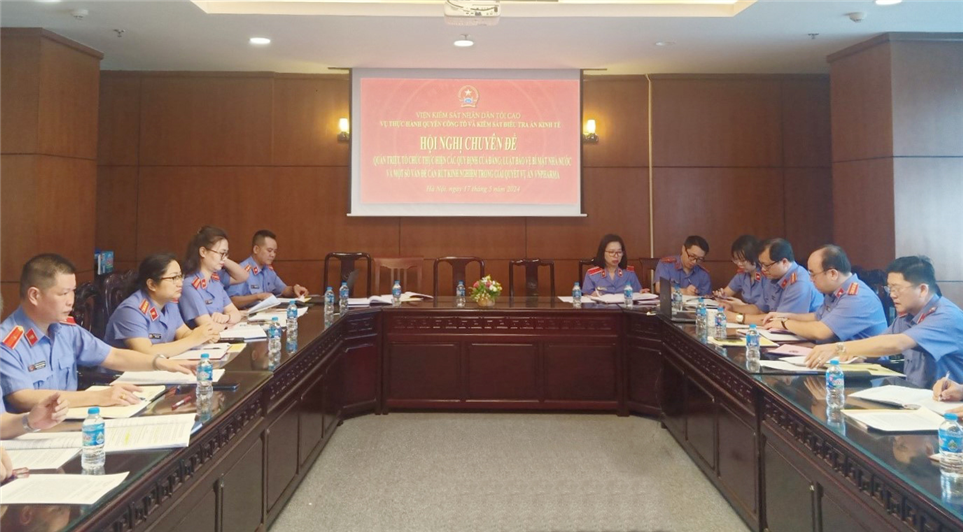 Department 3 of the Supreme People's Procuracy organized a thematic conference