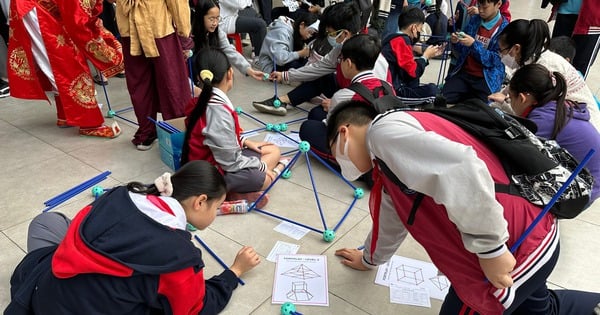 Học sinh được 'chạm' vào toán học theo những cách rất khác