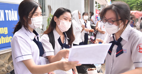 ホーチミン市の各学科の卒業試験の成績