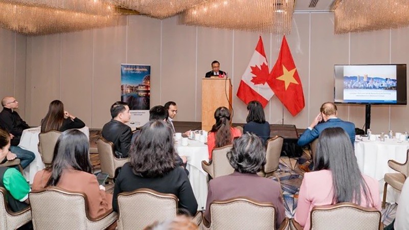 Schauplatz eines von der vietnamesischen Botschaft in Kanada organisierten Workshops zur Investitionsförderung. (Quelle: Vietnam+)