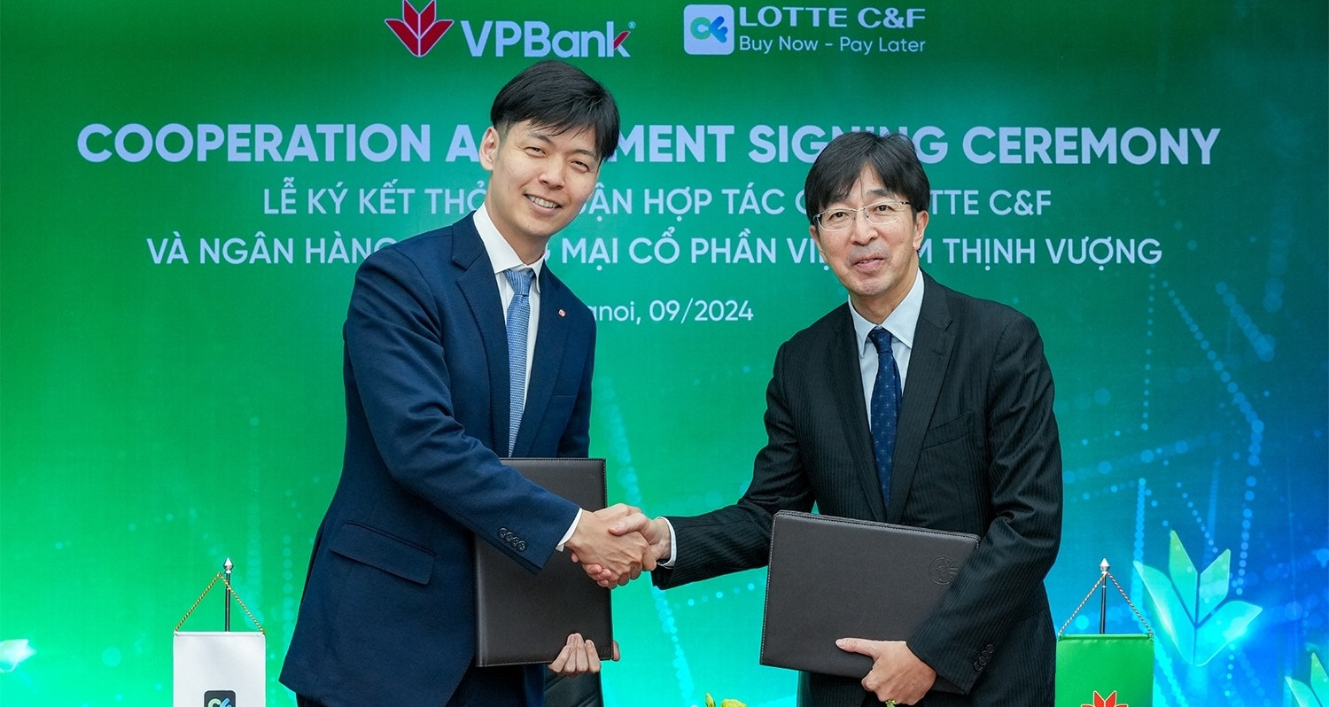 VPBank cooperates with LOTTE C&F to support customers to 'buy now, pay later'