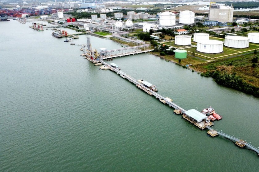 LNG-Lagerhaus im Hafen von Thi Vai. Foto: PetroVietNam