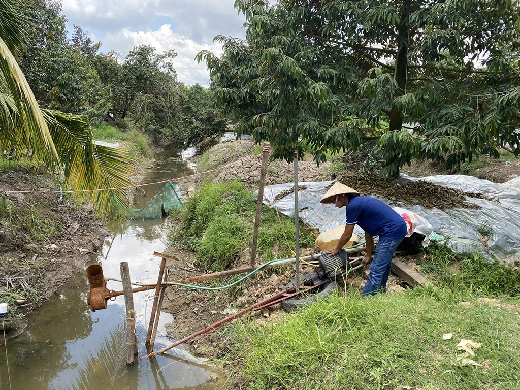 Nắng nóng tăng cường, mặn tiến sâu vào các sông- Ảnh 2.