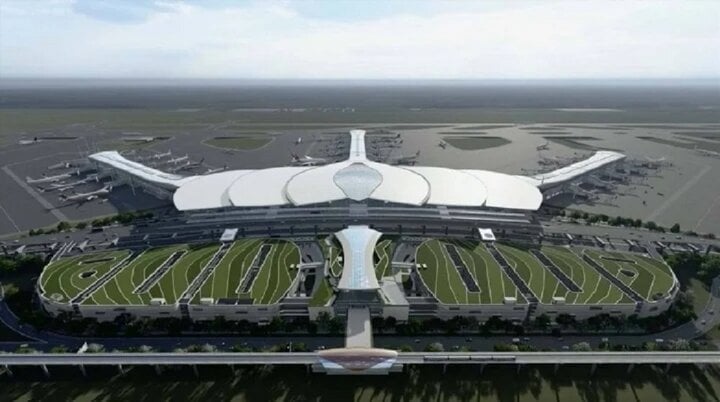 Perspective de l'aéroport de Long Thanh. (Photo : ACV)