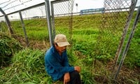 L'état actuel de destruction de la barrière de sécurité de l'autoroute Ho Chi Minh-Ville-Trung Luong