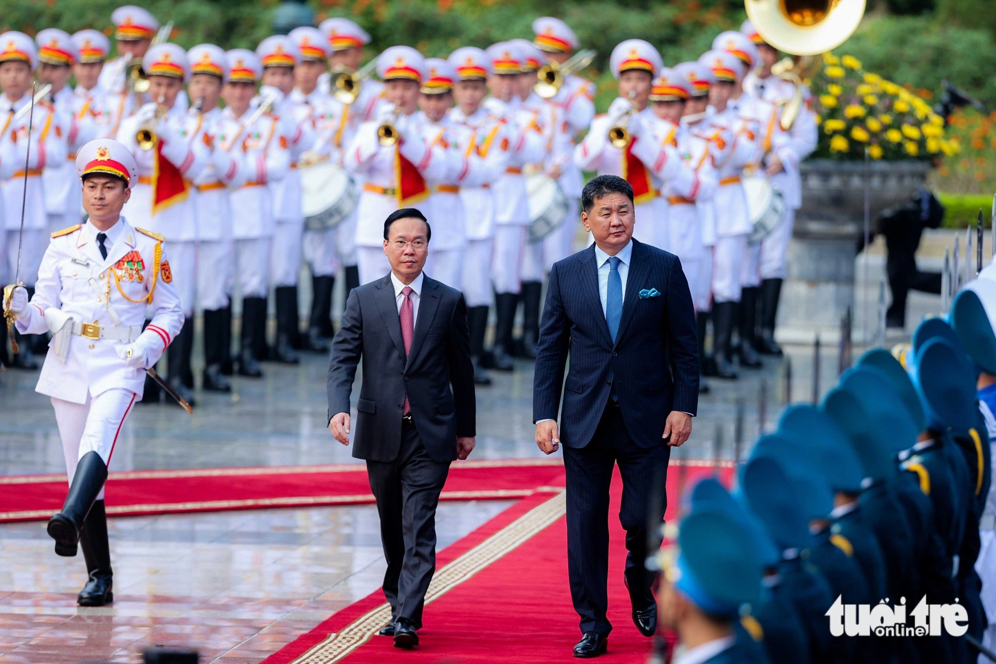 El presidente de Mongolia realiza una visita de Estado a Vietnam