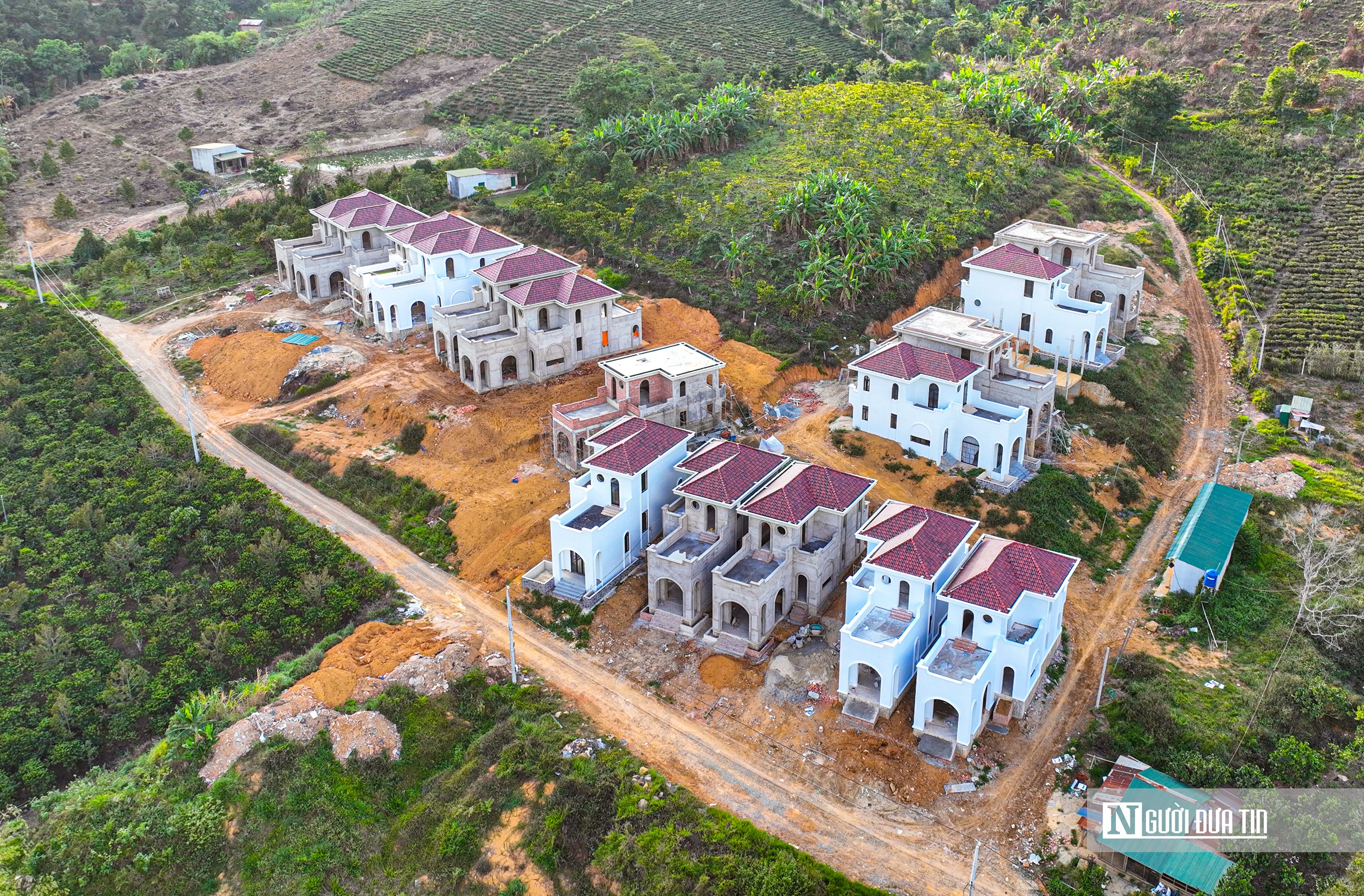 Bienes raíces - Caso de 22 villas construidas ilegalmente en Lam Dong: el Departamento de Construcción realiza una inspección (Imagen 3).