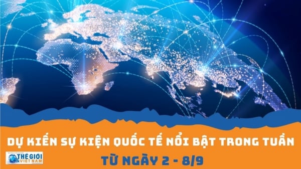 9月2日から9月8日までの国際イベント予定