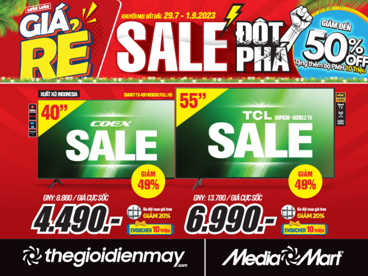 MediaMart ลดราคาครั้งยิ่งใหญ่ เครื่องใช้ไฟฟ้าและเทคโนโลยีสูงสุดถึง 50% - 1