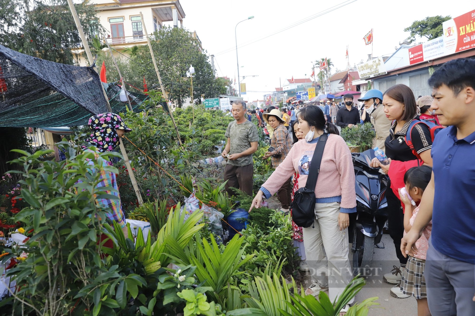 Vạn người đổ về chợ Viềng từ sớm, ngộp thở chen chúc để nhích từng mét vào Phủ Dầy- Ảnh 3.