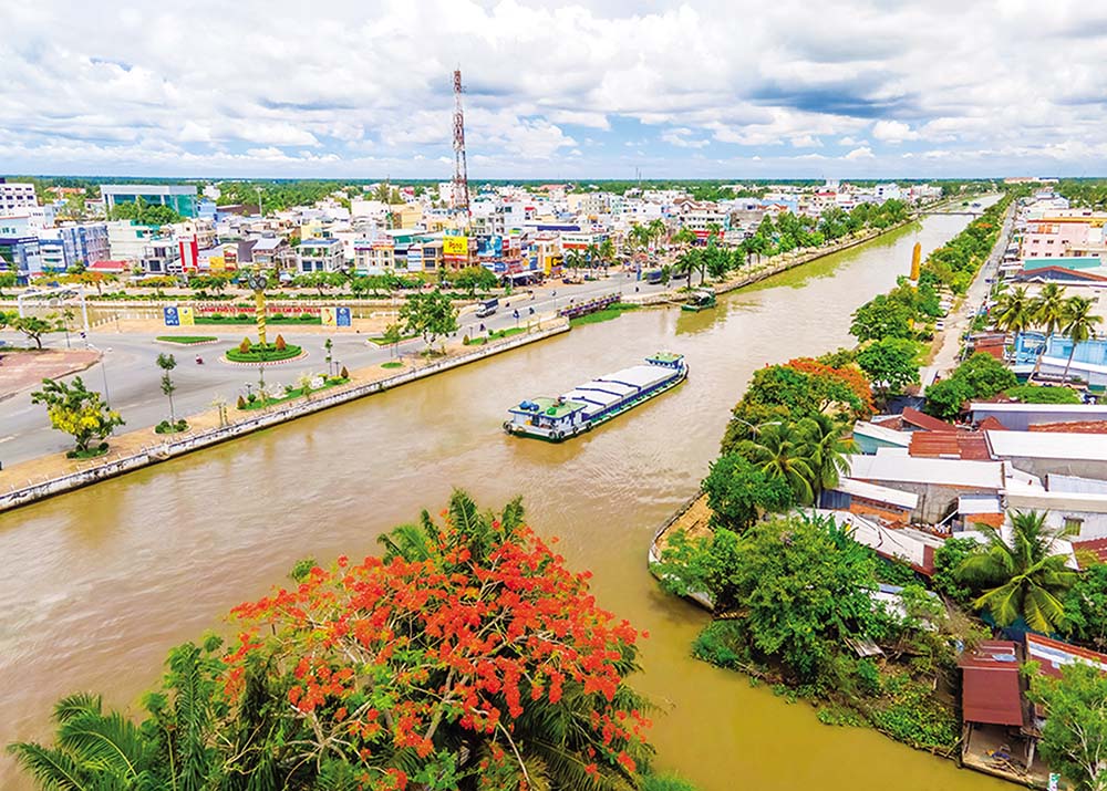 Hau Giang will expand and upgrade urban areas according to green and smart urban standards. In photo: Vi Thanh City Photo: haugiang.gov.vn