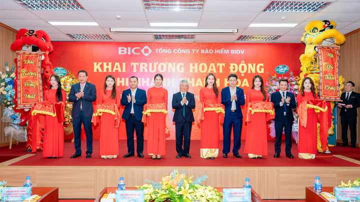 Eröffnungszeremonie zur Eröffnung von BIC Thanh Hoa.